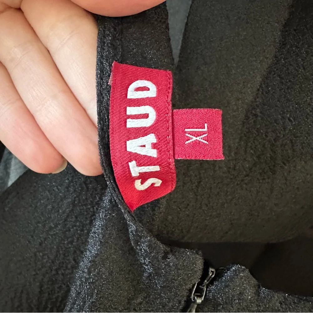 STAUD Calluna Maxi Dress Gown in Black SZ XL - Picture 9 of 11